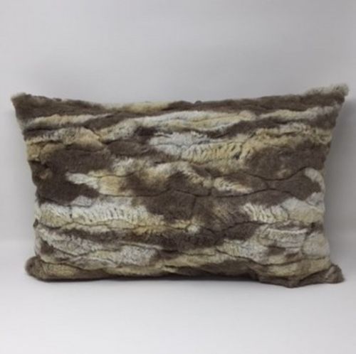 Faux fur cushion