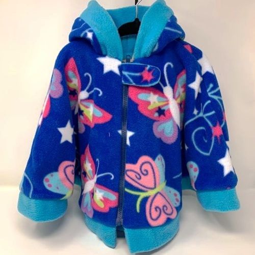 Poncho - butterfly aqua