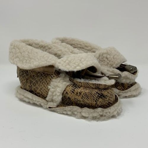 Snake-skin Moccasins