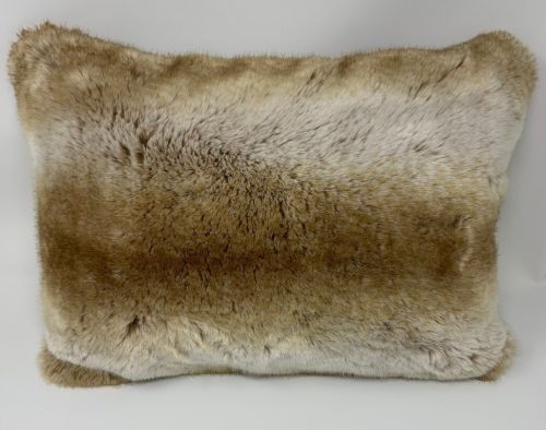 Faux fur cushion